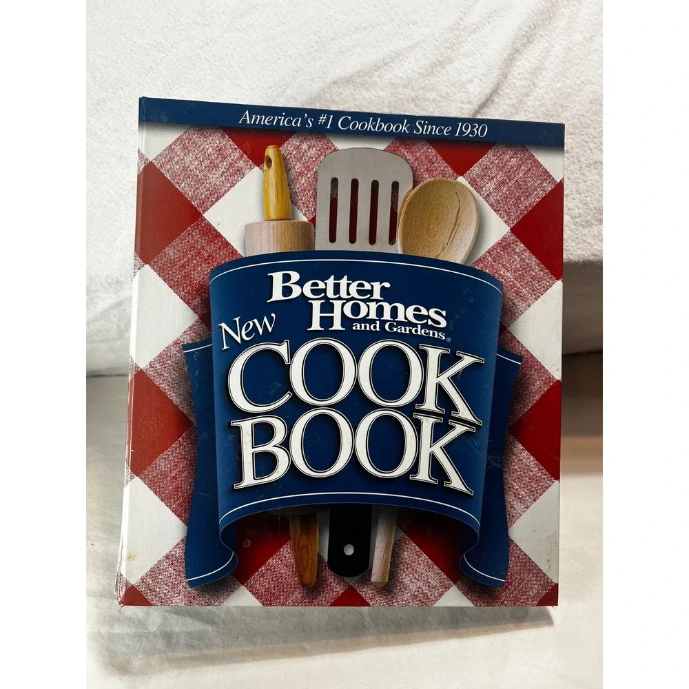 Better Homes and‎ Gardens New Cook Book 12th Edition Red Plaid Ring Binder 2002